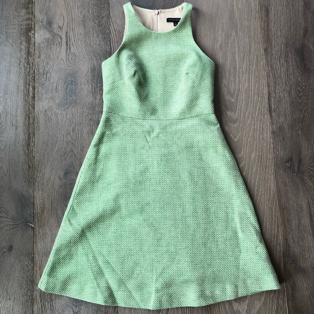 Banana Republic Dress - Green Tweed